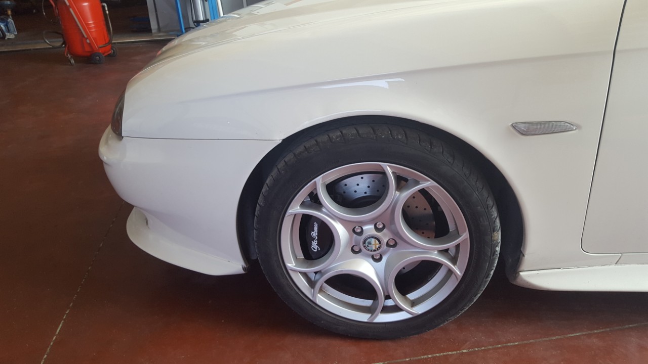 HyperBrake Motorsport Front 4pot Big Brake Kit without calipers for Alfa Romeo 156 for Ate 4pot Calipers from Audi A4 B9 and monoblock brake discs 330x32mm - Image 9